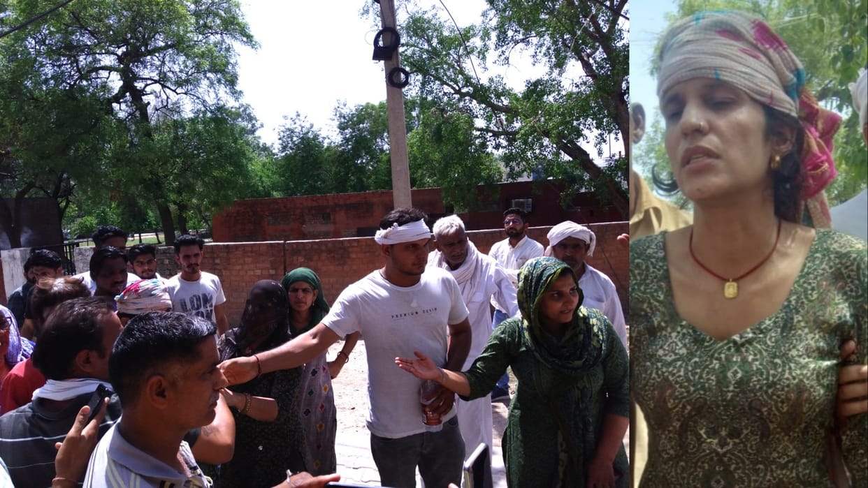 Uproar over the death of a four and a half year old girl in Hisar of Haryana
