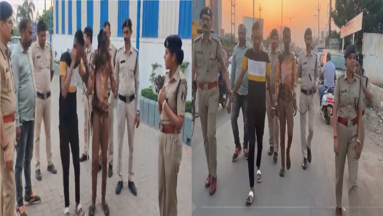 attacking for petrol pump employee 2 accused arrested  in Raipur