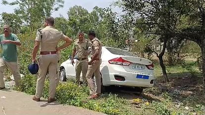CAF DIG going from Jagdalpur to Raipur narrowly escaped in a road accident