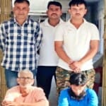 पुलिस की गिरफ्त में आरोपी
