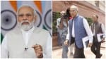 प्रधानमंत्री नरेंद्र मोदी और उनके पूर्व प्रधान सचिव नृपेंद्र मिश्र।