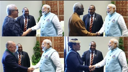 Seeing the threat of China, PM Modi met the leaders of Pacific countries