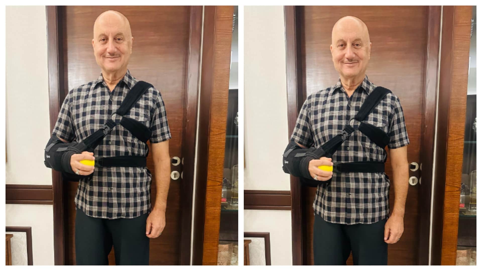 Anupam Kher injured during shoot of Vijay 69 Actor shared Photos on social media
