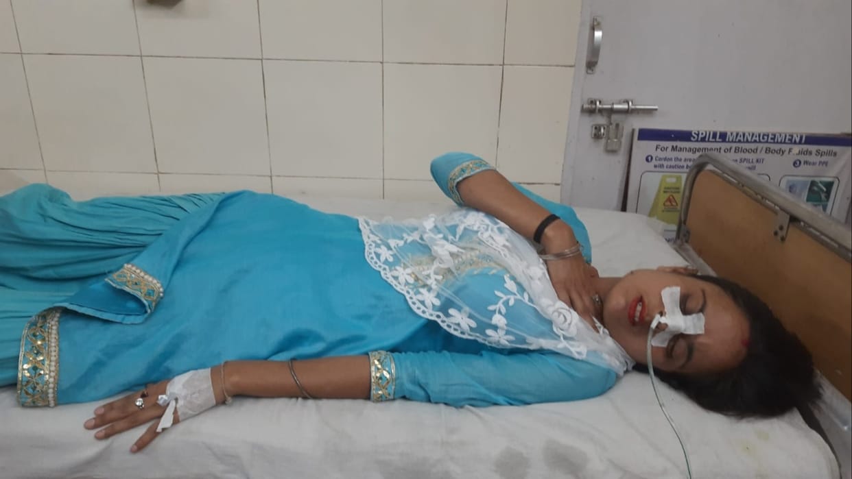 woman consumed poison in police station in Yamunanagar