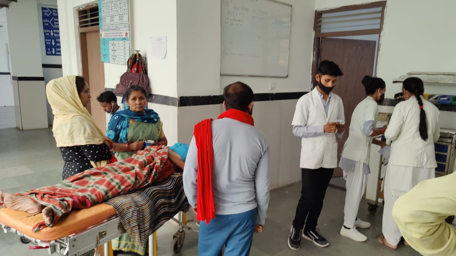 इलाज के दौरान वृद्धा की मौत