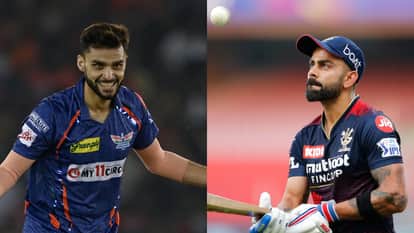 नवीन उल हक और विराट कोहली