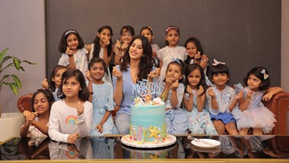 The Little Mermaid Janhvi Kapoor promote hollywood film with little girls said she cannot wait to watch movie