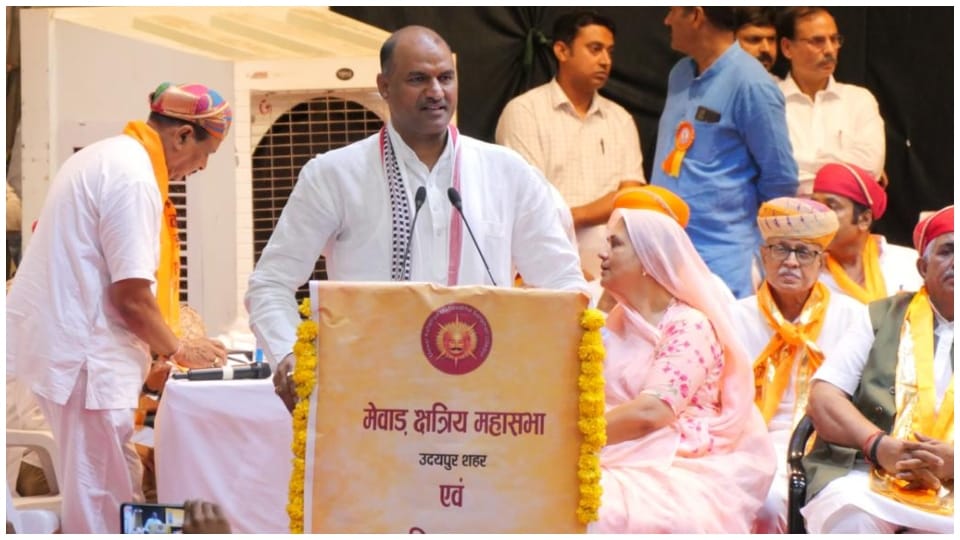 BJP state president CP Joshi says Gehlot government Mughal lover removing Maharana Pratap from history
