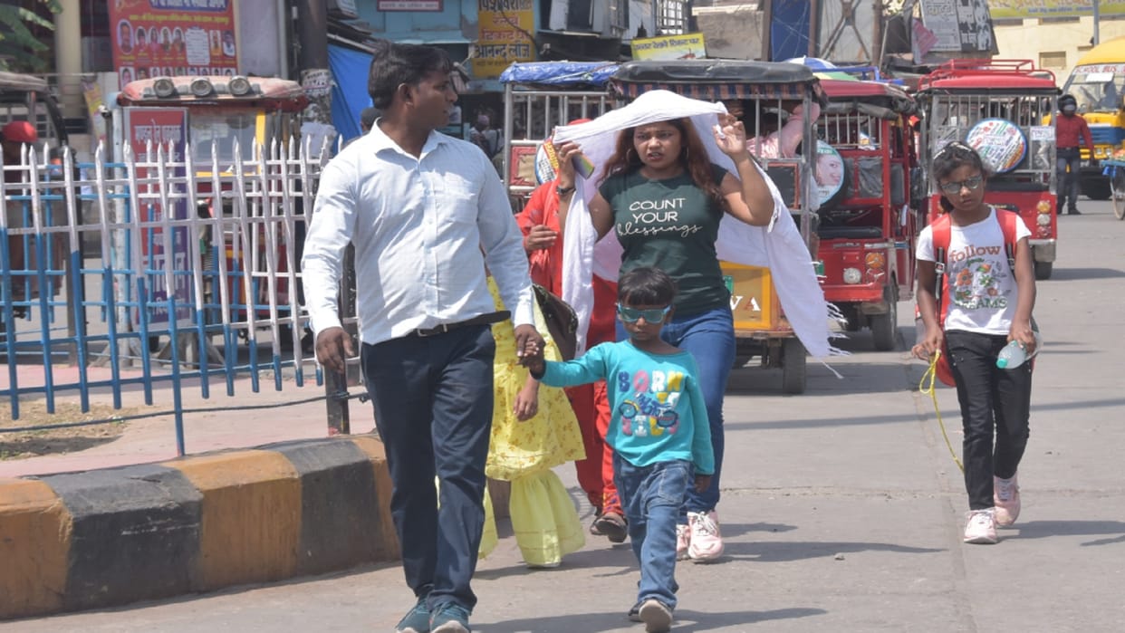 Maximum temperature 40.3 reach between heat in Saharanpur, silence made in market
