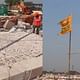 New video of Ram temple construction in Ayodhya.