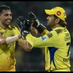 दीपक चाहर और महेंद्र सिंह धोनी