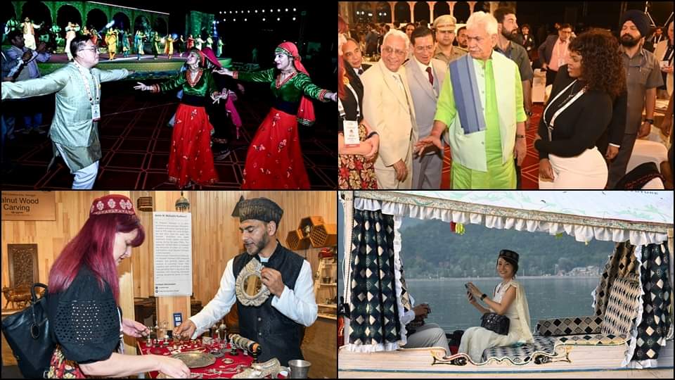 G20 Meet in Kashmir: Dancing hosts, gleeful guests ride in Shikara  Discussed film tourism in Srinagar