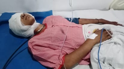 जनरेटर में बाल फंसने से घायल गुंजा।