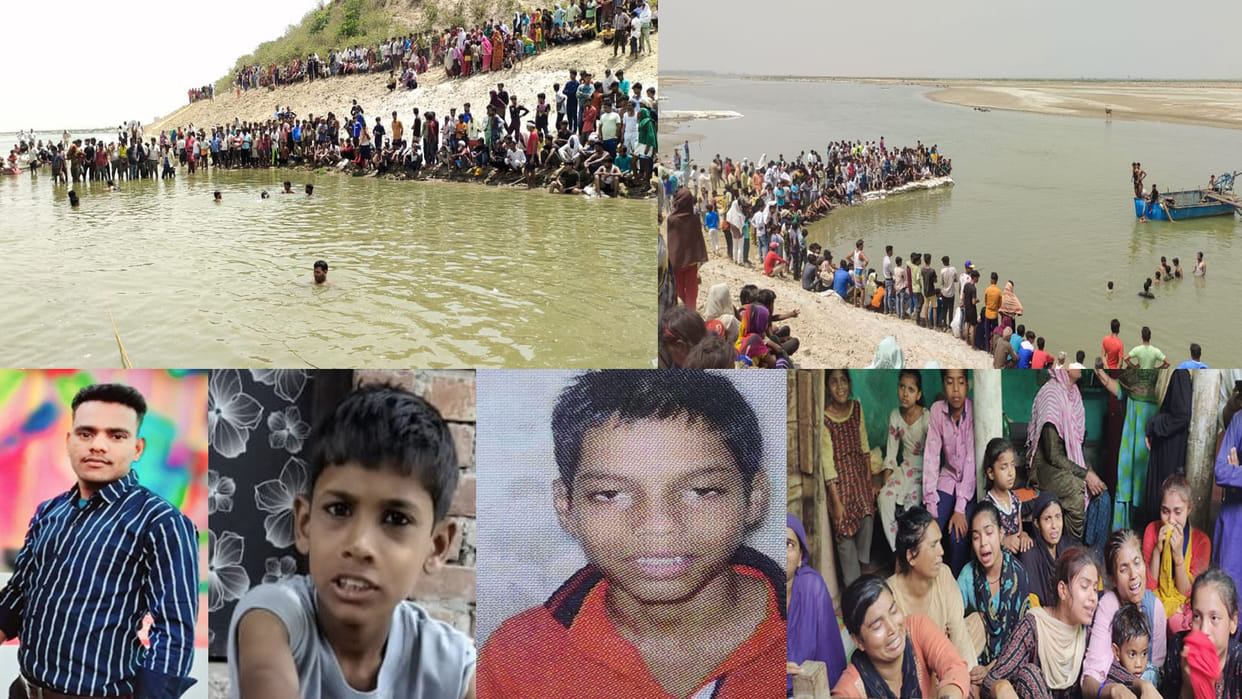 Farrukhabad: Three friends who were bathing in the Ganges died due to drowning