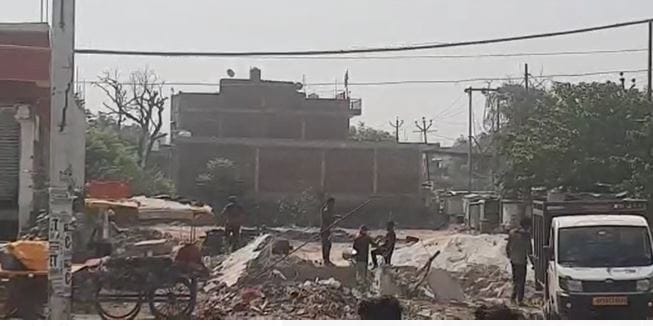 The administration removed the encroachment done by the former minister, the encroachment was going on since 1