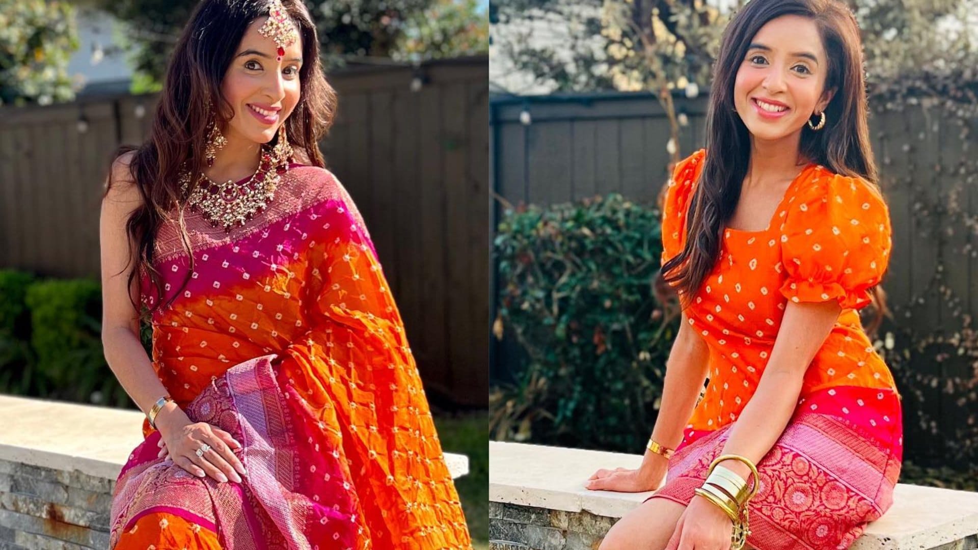 Fashion how Recreate Wedding Saree in many other outfits
