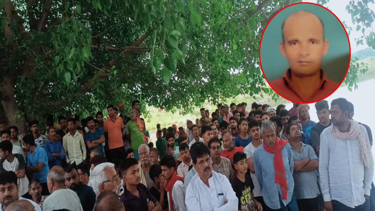 Dead body of middle aged man found hanging from tree