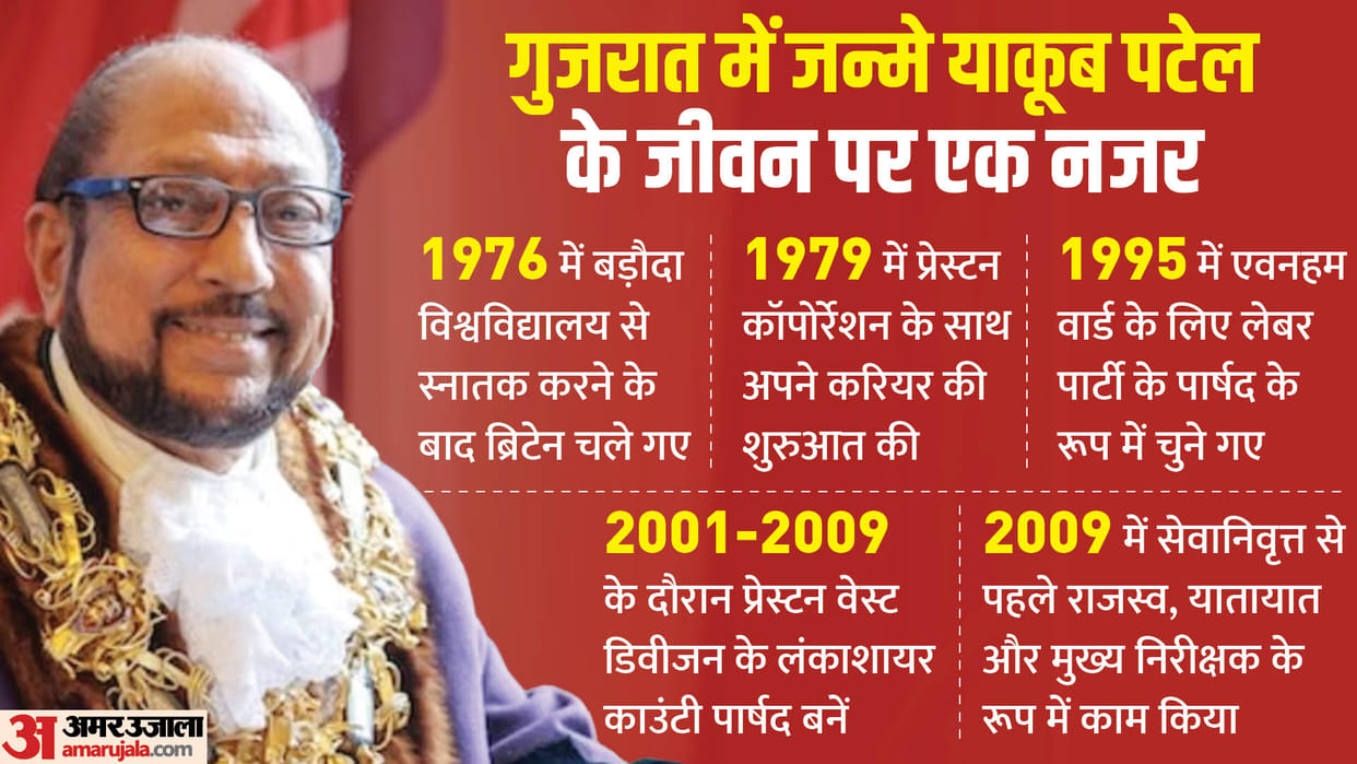 Yakub Patel, a Gujarat-born councilor has taken over as the new Mayor of Preston in england