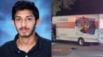 व्हाइट हाउस की सुरक्षा में लगे बैरिकेड में ट्रक से मारने वाला किशोर।