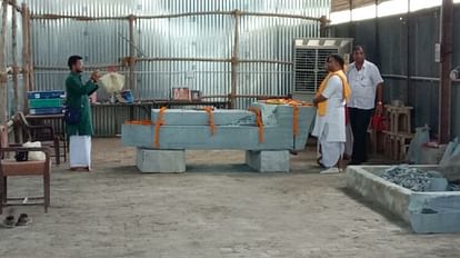 Construction of ramlala statue starts in Ayodhya.
