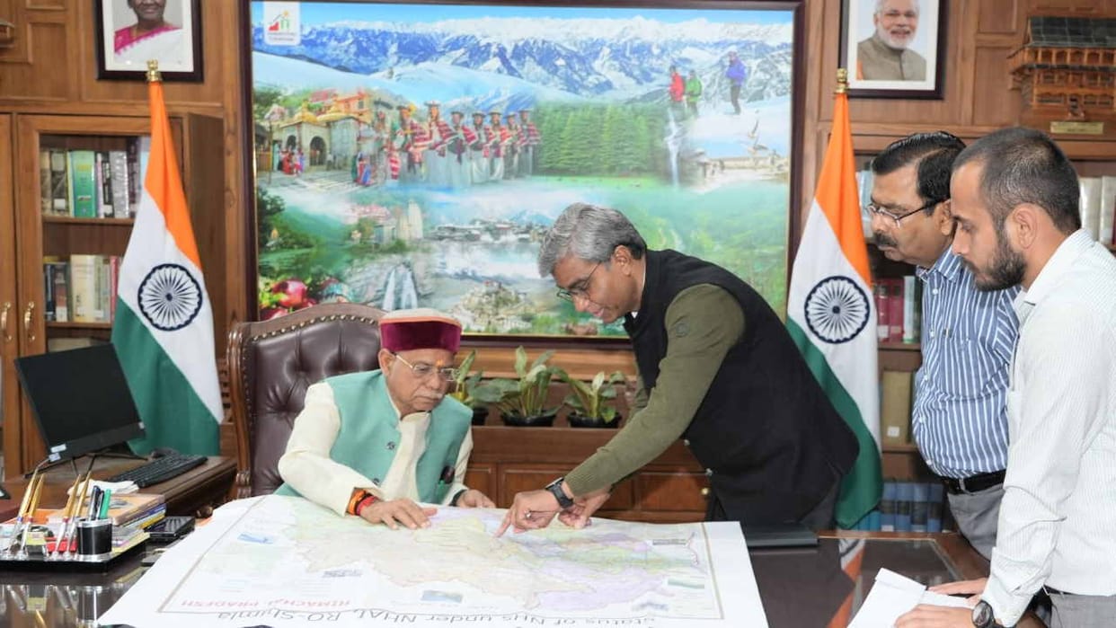 Governor will visit Kiratpur to Nerchowk, Pandoh-Takoli highway before PM's arrival