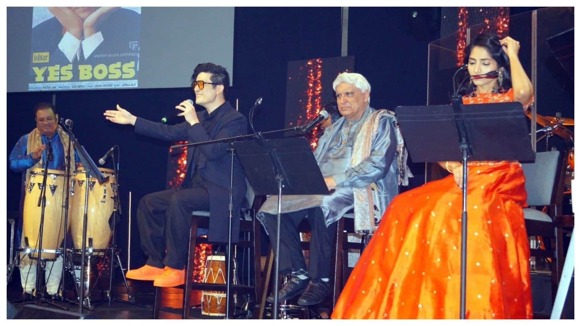 Main Koi Aisa Geet Gaoon Javed Akhtar concert with Hitesh Prasad and Dharmesh Joshi in America And Canada