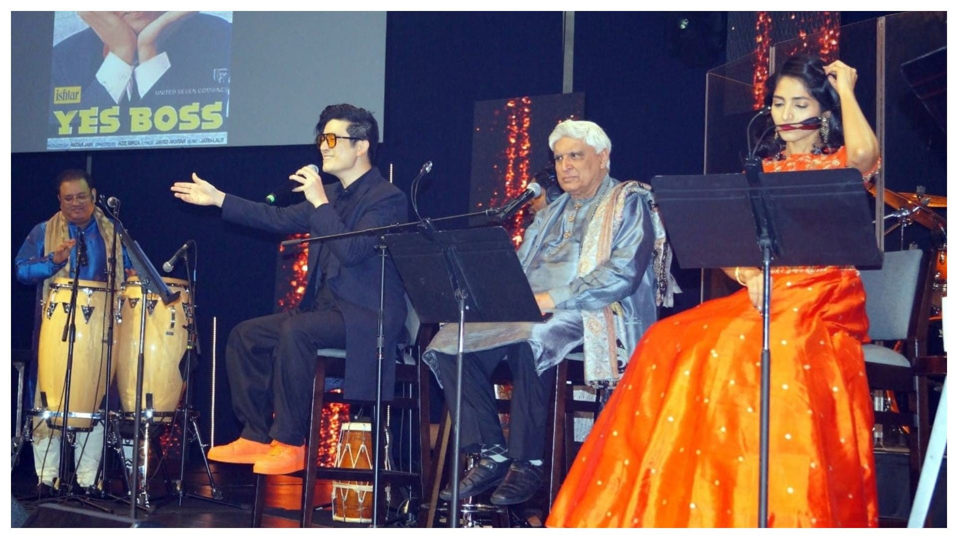 Main Koi Aisa Geet Gaoon Javed Akhtar concert with Hitesh Prasad and Dharmesh Joshi in America And Canada
