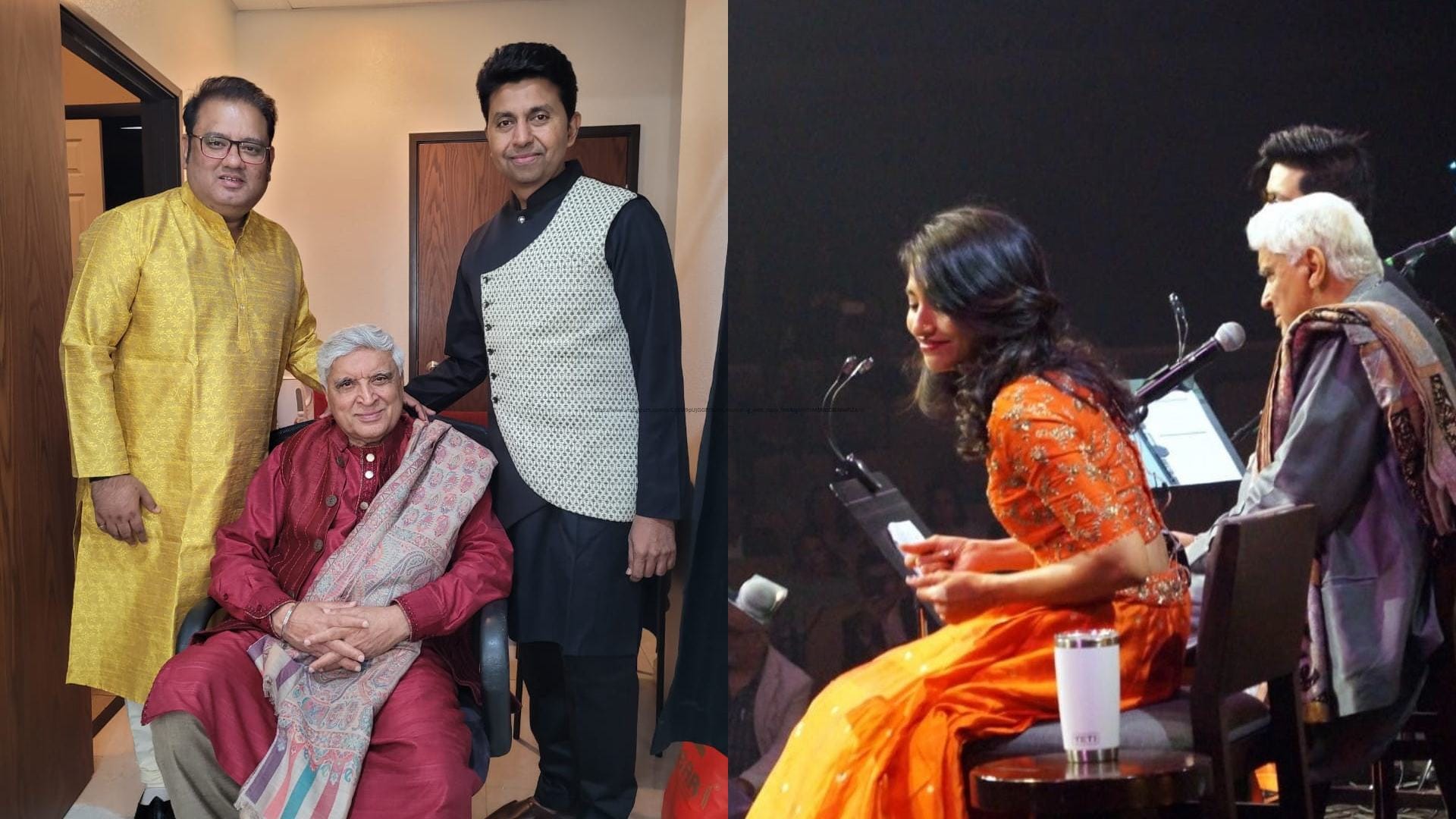 Main Koi Aisa Geet Gaoon Javed Akhtar concert with Hitesh Prasad and Dharmesh Joshi in America And Canada