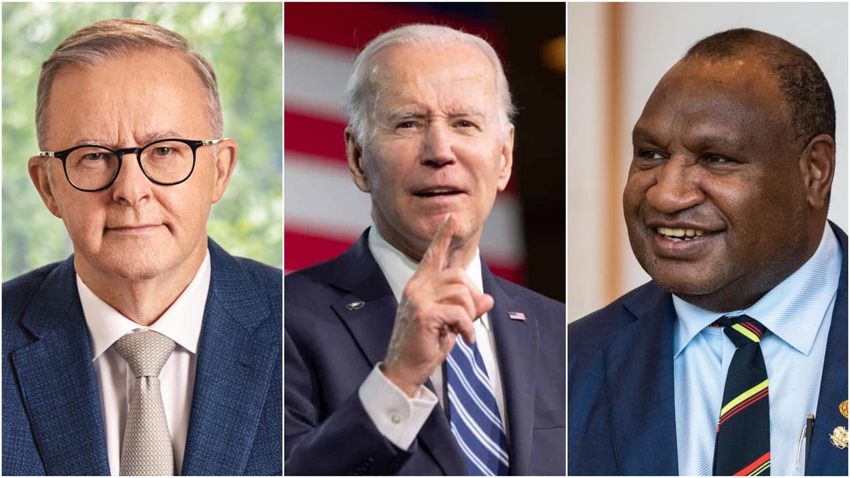 President Biden invites  Australian Prime Minister Anthony Albanese and Papua New Guinea PM James MARAPE