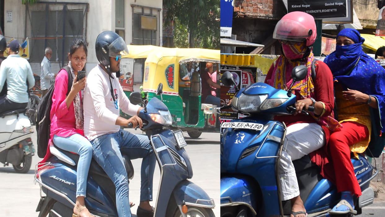 Kanpur: Only 10 percent effect of compulsory helmet