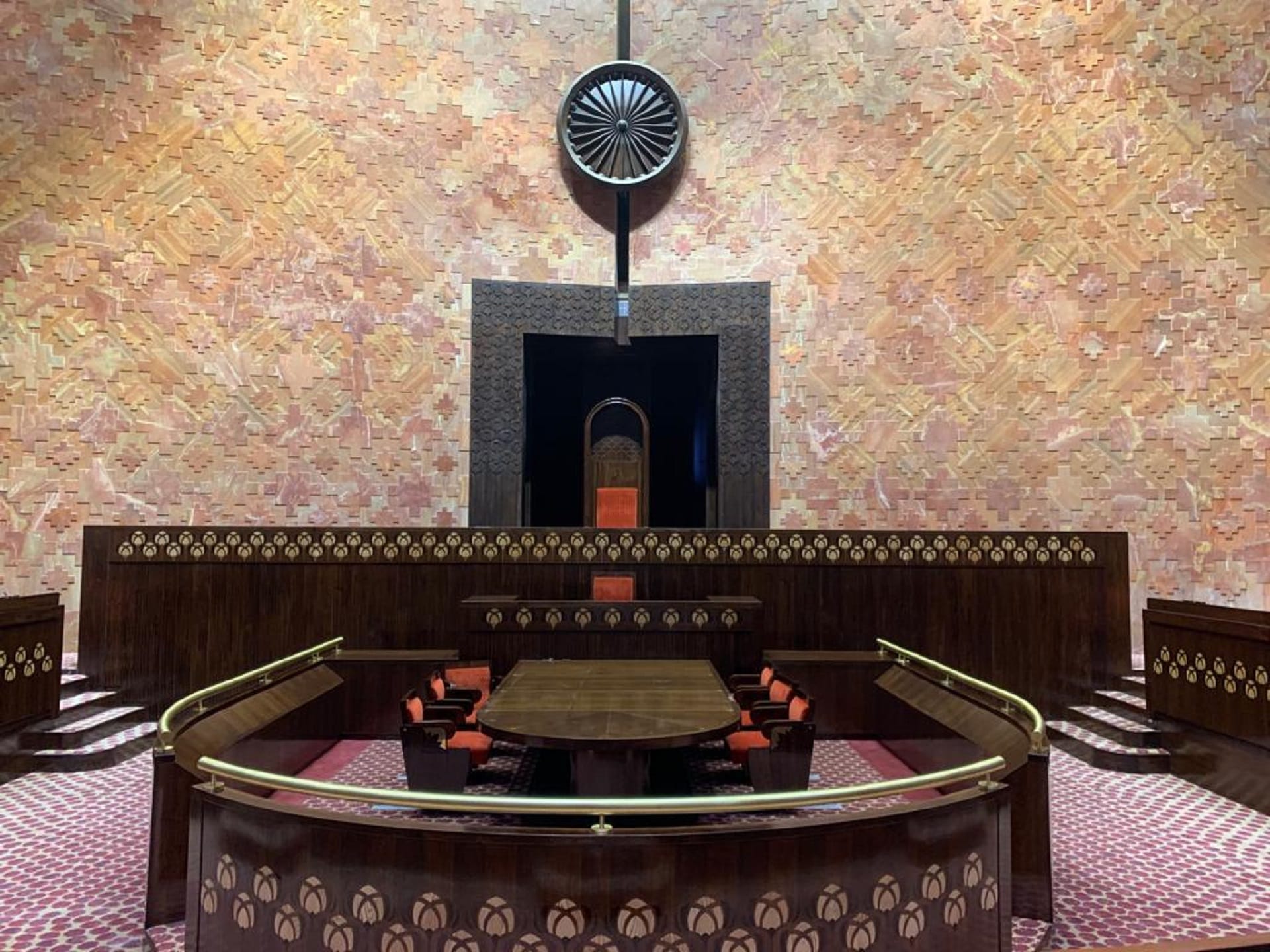Exclusive: Here are the pictures from inside the new Parliament Building, preparations are going on