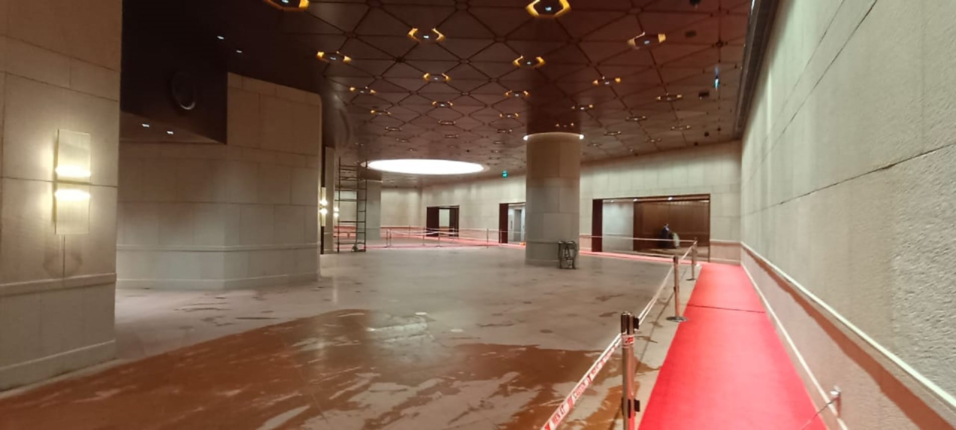 Exclusive: Here are the pictures from inside the new Parliament Building, preparations are going on
