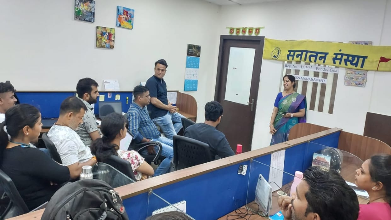 Kritika Khatri spokesperson of Sanatan Sanstha gave tips to stay stress free