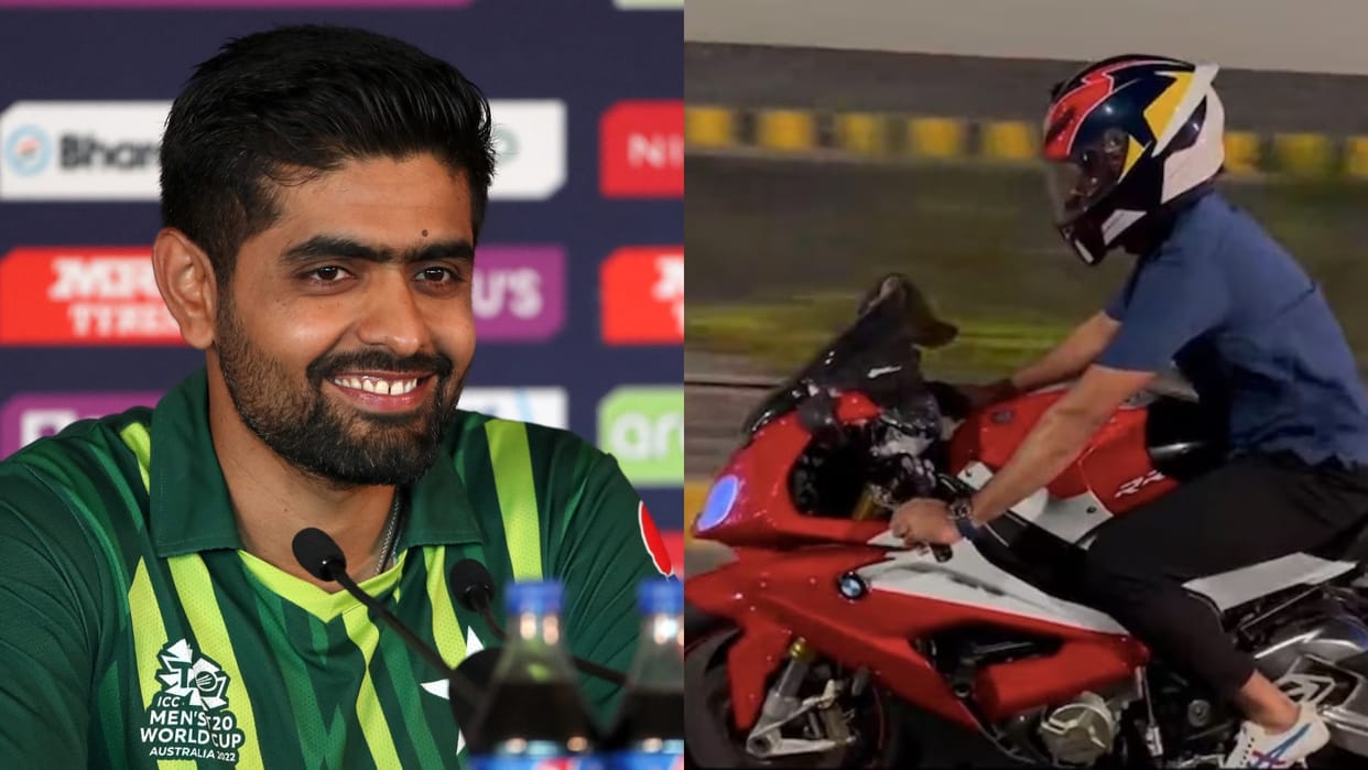 Pakistan Captain Babar Azam Sports bike Ride Sparks Safety Concerns in Fans; Social Media Reactions | IPL 2023
