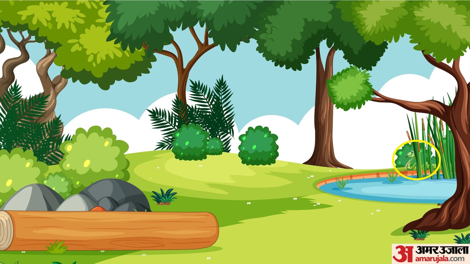 Optical illusion Test: can you spot a snake in optical illusion quiz image sharp eye sight test quiz
