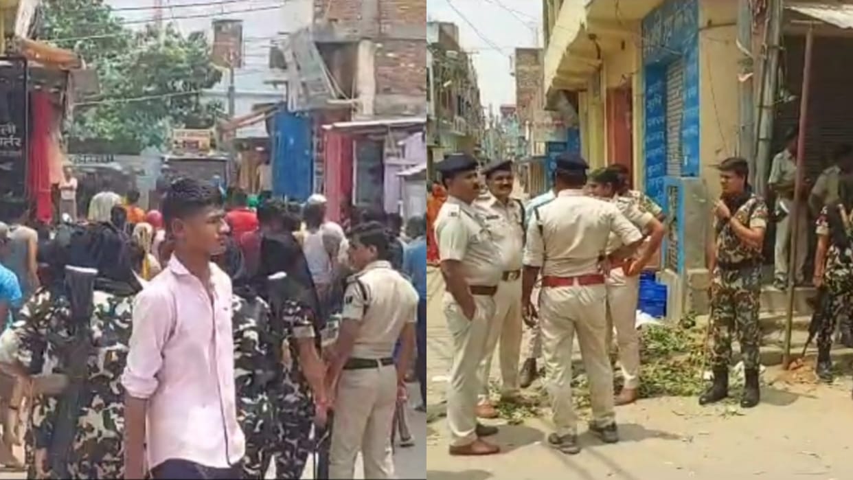 Darbhanga News Fight between polytechnic student and local people students accused of molestation