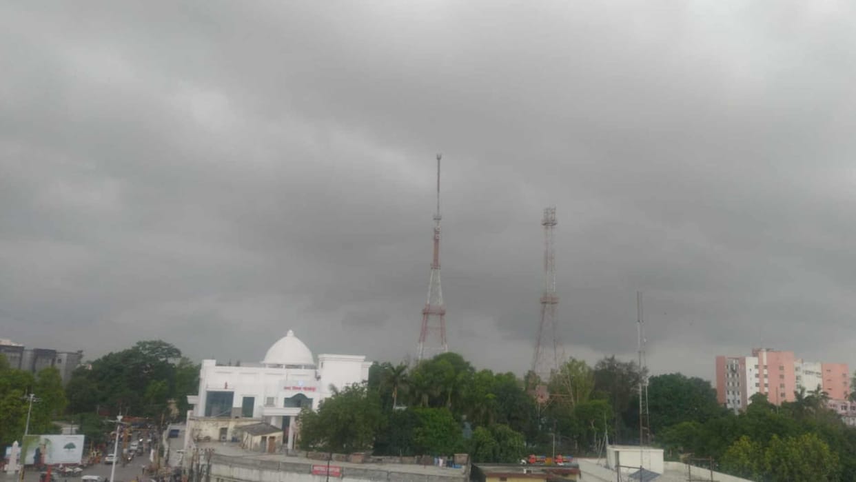 Day temperature dropped by five degree Celsius due to rain