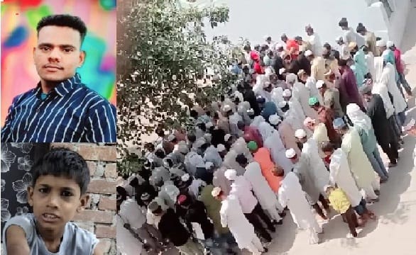 Three friends died due to drowning in Farrukhabad, three funerals took place together, everyones eyes shed tea