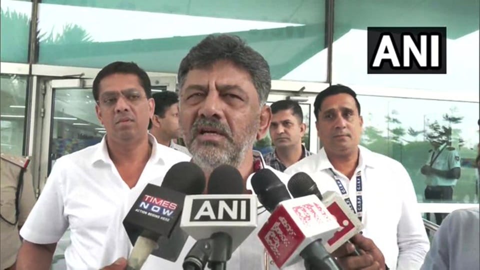 Karnataka Deputy CM DK Shivakumar in Delhi to discuss Karnataka cabinet expansion with high command