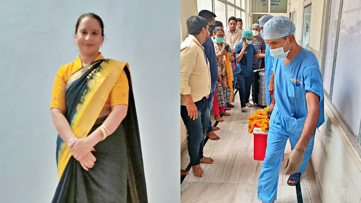 Kavita Yadav gave life to three after death in Sikar