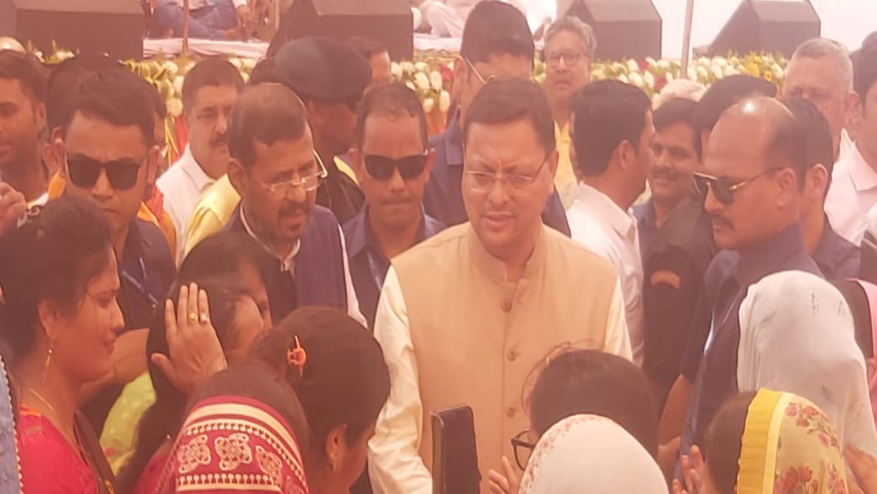 Uttarakhand Chief Minister Pushkar Singh Dhami has reached Bhandara in Bijnor