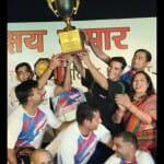 अक्षय कुमार ने वॉलीबॉल में आजमाया हाथ
