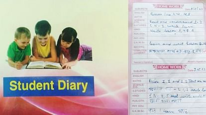 government senior secondary school chamba distributed diaries to students for home work