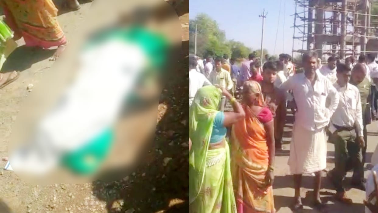 Dholpur Crime Gravel mafia crushed husband and wife riding a bike one dead and the other injured