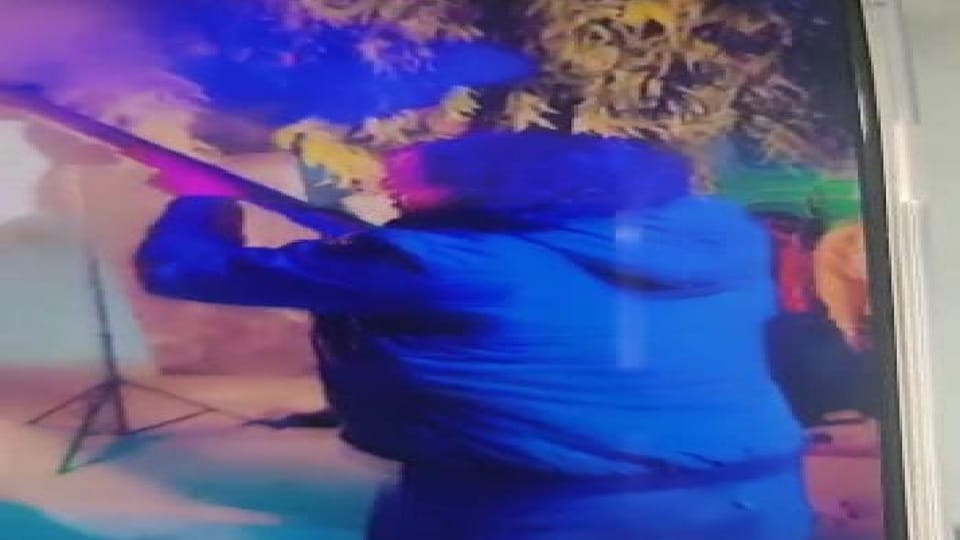 BJP corporator brother video of Harsh firing viral on social media in Panipat