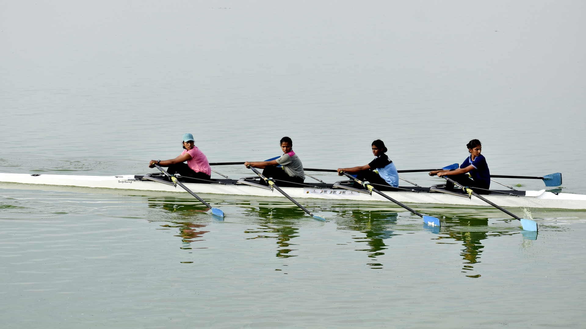 Rowing competition under Khelo India University Games begins at Ramgarh Tal