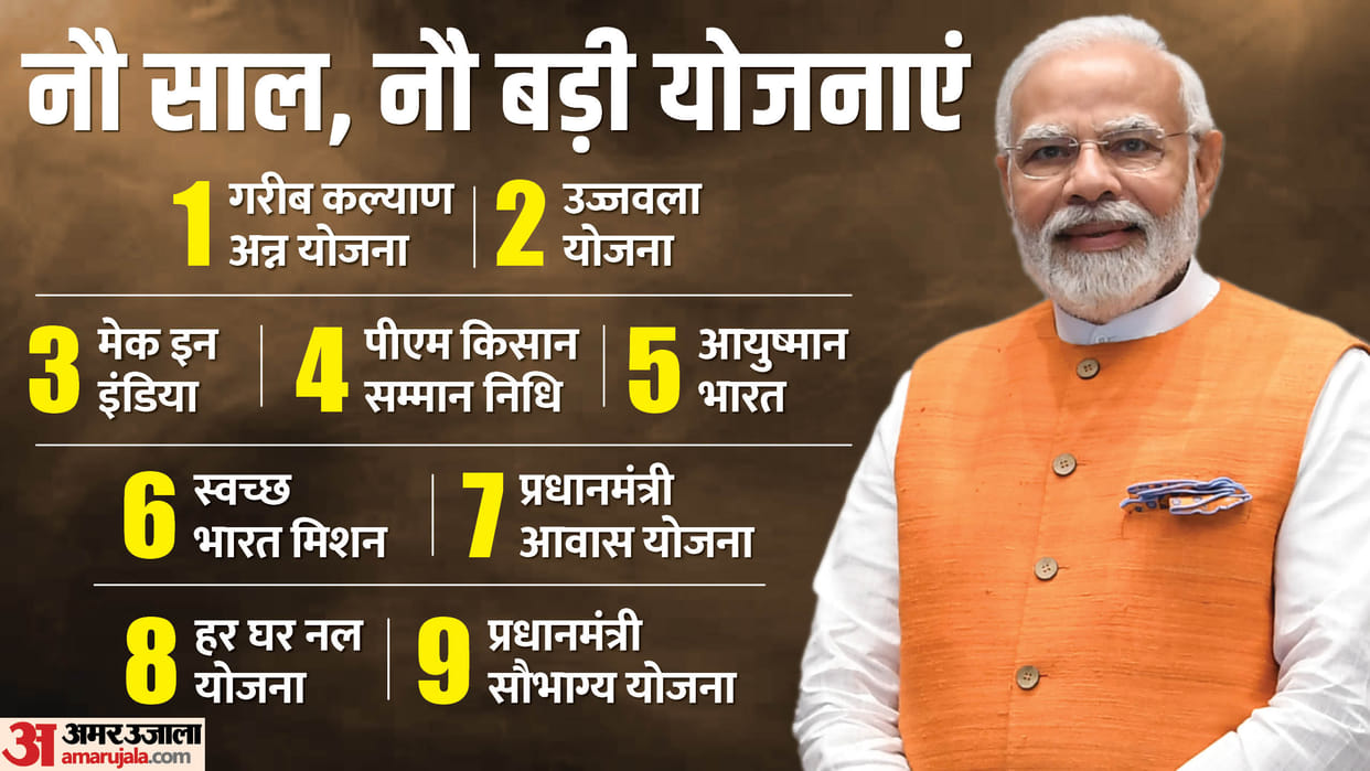 Nine Years Of Modi Government: Top 9 Central Government Schemes Know How To Affect Your Life
