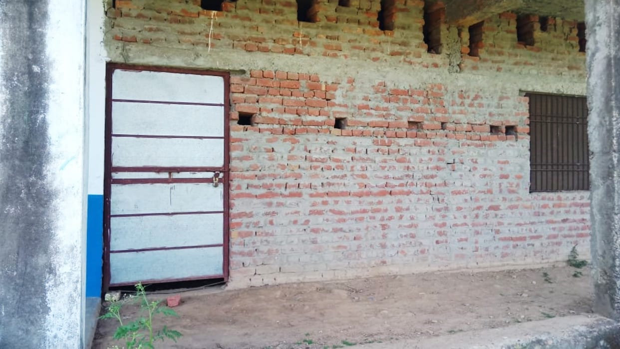School classroom construction work not completed in ten years in Una Himachal Pradesh
