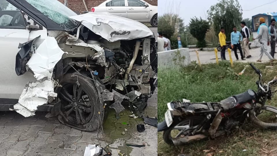 Husband And wife died in road accident on Jalalabad Road in Muktsar
