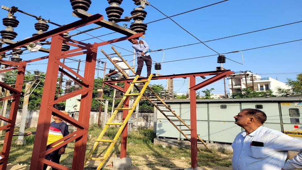 Five MVA transformer increased at Swarna Jayanti Nagar power station